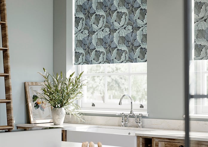 William Morris At Home Acanthus, Indigo - Twist&Fit Roller Blind - Image 5